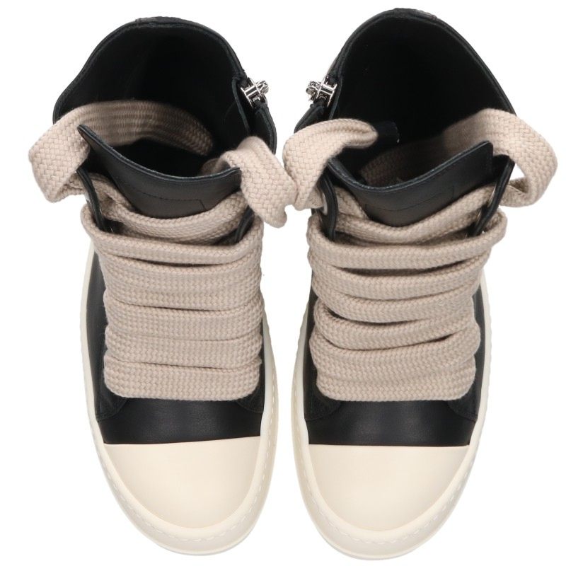 Rick Owens JUMBOLACE RAMONES Hi-Top Sneakers Size EU 40