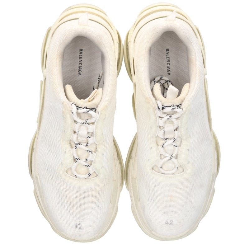 BALENCIAGA Triple S Mesh Sneakers White Size EU 42
