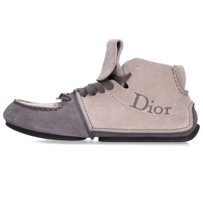 DIOR Roadie Lace-Up Sneakers Gray Navy Size EU 43