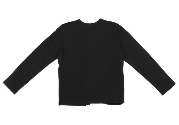COMME des GARCONS Velour Block Check Cardigan Black Size M