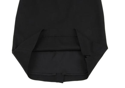 JIL SANDER Black Cashmere Blend Pencil Midi Skirt Size 36