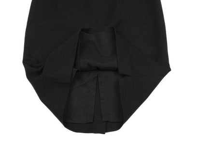 JIL SANDER Black Cashmere Blend Pencil Midi Skirt Size 36