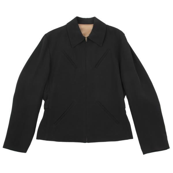 Jean Paul GAULTIER CLASSIQUE Rayon Wool Top Black Size 48