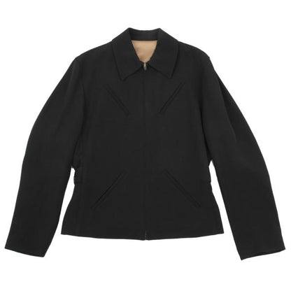 Jean Paul GAULTIER CLASSIQUE Rayon Wool Top Black Size 48