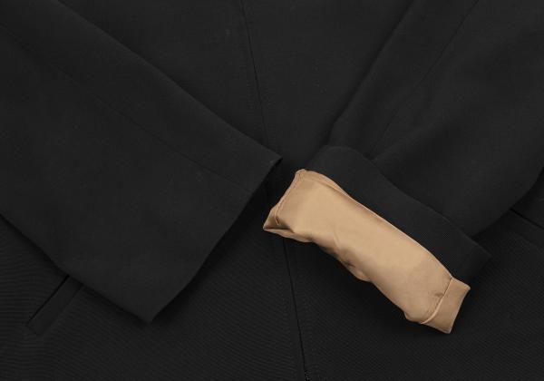 Jean Paul GAULTIER CLASSIQUE Rayon Wool Top Black Size 48