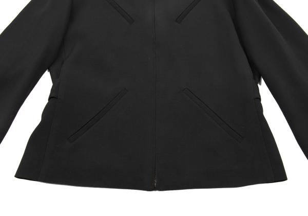 Jean Paul GAULTIER CLASSIQUE Rayon Wool Top Black Size 48