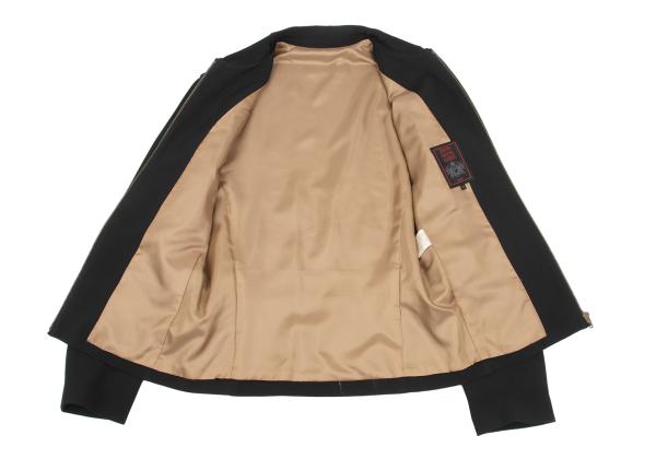 Jean Paul GAULTIER CLASSIQUE Rayon Wool Top Black Size 48