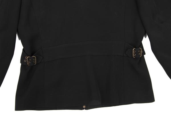 Jean Paul GAULTIER CLASSIQUE Rayon Wool Top Black Size 48