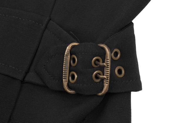 Jean Paul GAULTIER CLASSIQUE Rayon Wool Top Black Size 48