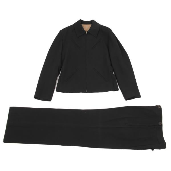 Jean Paul GAULTIER CLASSIQUE Rayon Wool Top Black Size 48