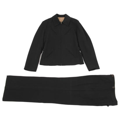 Jean Paul GAULTIER CLASSIQUE Rayon Wool Top Black Size 48
