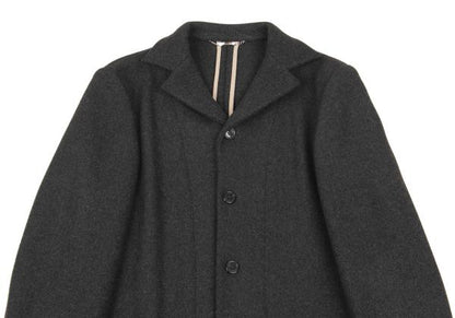 DOLCE&GABBANA Wool Blend Patch Jacket Charcoal Size 48
