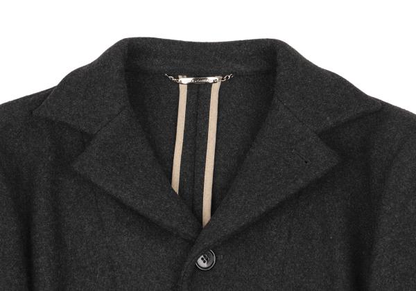 DOLCE&GABBANA Wool Blend Patch Jacket Charcoal Size 48