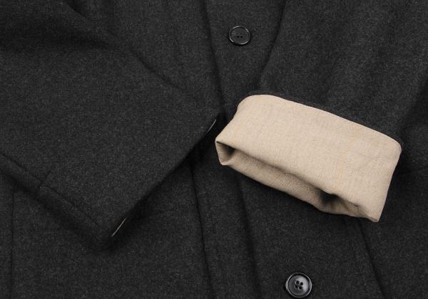 DOLCE&GABBANA Wool Blend Patch Jacket Charcoal Size 48