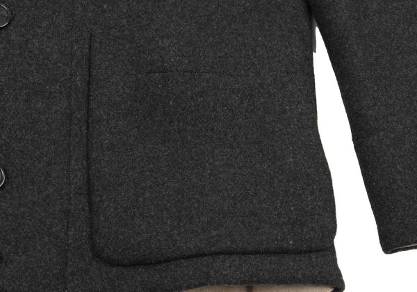 DOLCE&GABBANA Wool Blend Patch Jacket Charcoal Size 48