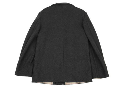 DOLCE&GABBANA Wool Blend Patch Jacket Charcoal Size 48