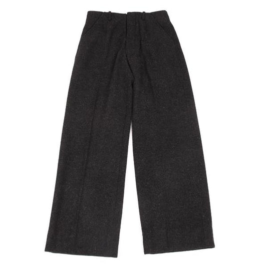 DOLCE&GABBANA Wool Blend Patch Pocket Pants Charcoal Size 46