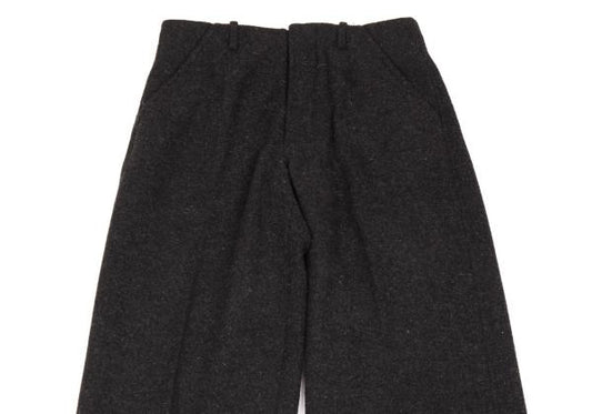 DOLCE&GABBANA Wool Blend Patch Pocket Pants Charcoal Size 46
