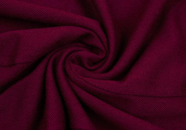 ISSEY MIYAKE HaaT Wool Hem Curve Panel Red Purple Skirt Size M