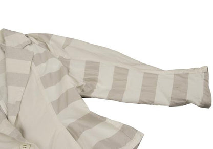 ISSEY MIYAKE FETE A-POC INSIDE Side Jacket Off-Beige Size 2