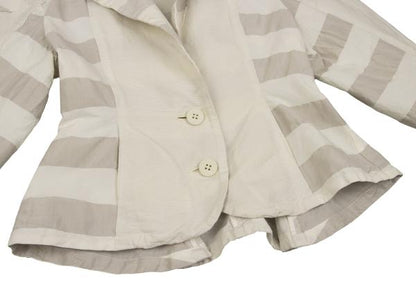 ISSEY MIYAKE FETE A-POC INSIDE Side Jacket Off-Beige Size 2