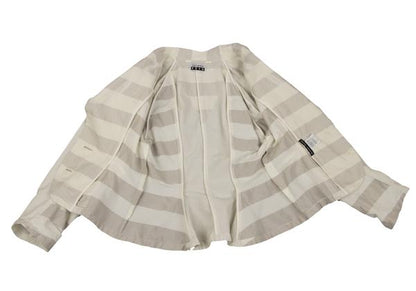 ISSEY MIYAKE FETE A-POC INSIDE Side Jacket Off-Beige Size 2