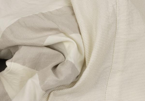 ISSEY MIYAKE FETE A-POC INSIDE Side Jacket Off-Beige Size 2