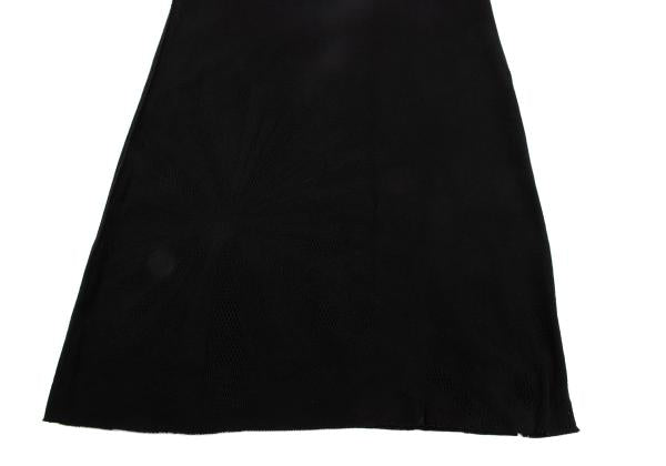 ISSEY MIYAKE FETE A-POC Sunburst Mesh Skirt Black Size 2