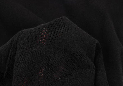 ISSEY MIYAKE FETE A-POC Sunburst Mesh Skirt Black Size 2