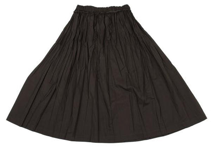 PLEATS PLEASE Poly-Cotton Wrinkled Pleat Skirt Brown Size 2