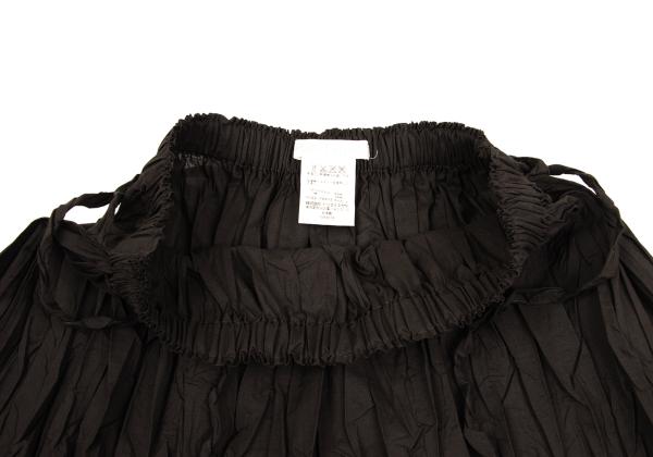 PLEATS PLEASE Poly-Cotton Wrinkled Pleat Skirt Brown Size 2