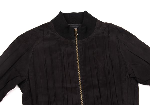 ISSEY MIYAKE WHITE LABEL Faux Suede Blouson Black Size 2
