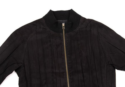 ISSEY MIYAKE WHITE LABEL Faux Suede Blouson Black Size 2