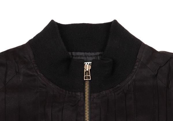 ISSEY MIYAKE WHITE LABEL Faux Suede Blouson Black Size 2