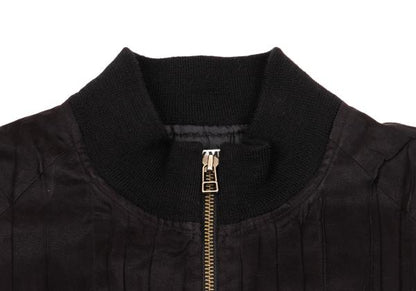 ISSEY MIYAKE WHITE LABEL Faux Suede Blouson Black Size 2