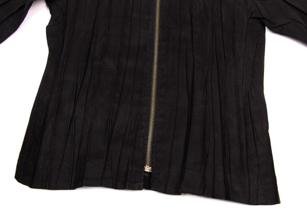 ISSEY MIYAKE WHITE LABEL Faux Suede Blouson Black Size 2