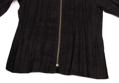 ISSEY MIYAKE WHITE LABEL Faux Suede Blouson Black Size 2