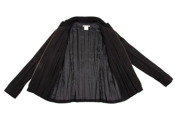 ISSEY MIYAKE WHITE LABEL Faux Suede Blouson Black Size 2