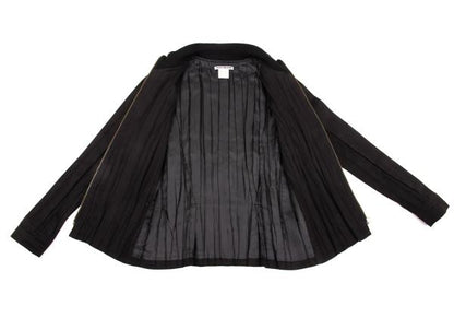 ISSEY MIYAKE WHITE LABEL Faux Suede Blouson Black Size 2