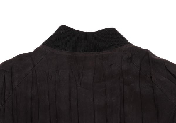 ISSEY MIYAKE WHITE LABEL Faux Suede Blouson Black Size 2