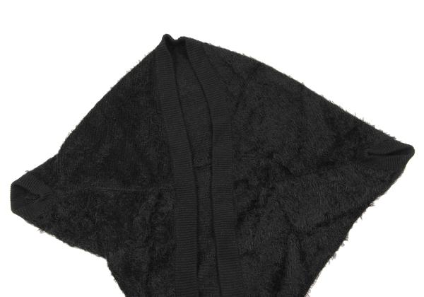 TSUMORI CHISATO DRESS Shaggy Knit Bolero Black Size 2