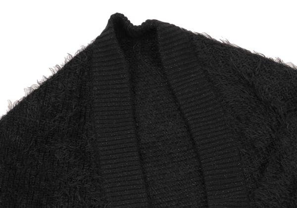 TSUMORI CHISATO DRESS Shaggy Knit Bolero Black Size 2