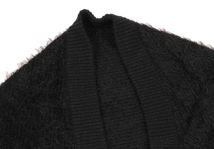 TSUMORI CHISATO DRESS Shaggy Knit Bolero Black Size 2