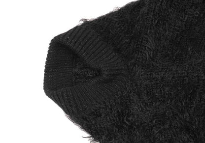 TSUMORI CHISATO DRESS Shaggy Knit Bolero Black Size 2