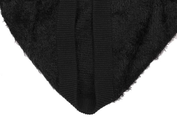 TSUMORI CHISATO DRESS Shaggy Knit Bolero Black Size 2
