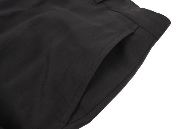 EMPORIO ARMANI Wool Center Crease Pants Black Size 46
