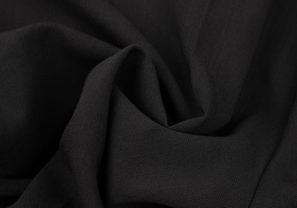 EMPORIO ARMANI Wool Center Crease Pants Black Size 46