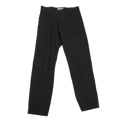 EMPORIO ARMANI Nylon Stretch Straight Pants Black Size 46