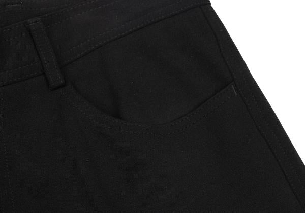 EMPORIO ARMANI Nylon Stretch Straight Pants Black Size 46