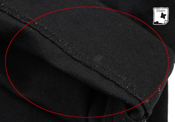 EMPORIO ARMANI Nylon Stretch Straight Pants Black Size 46